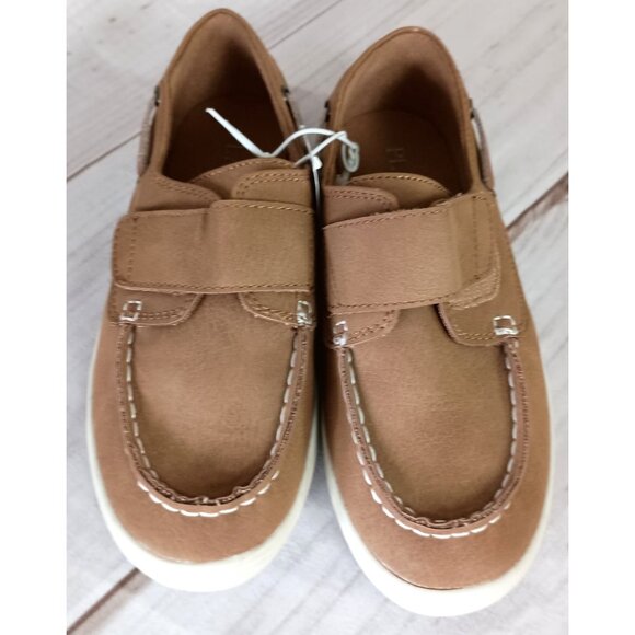 The Children’s Place Tan Canvas Sneakers Size 2 Casual Slip On Shoes New - Picture 6 of 8
